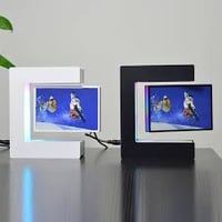 Magnetic Floating Picture Photo Frame Creative Night Light with LED Lights Display Birthday Gift