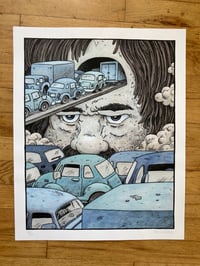 Image 3 of Traffic - Hand colored print