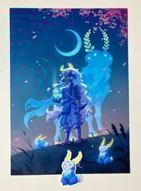 Image 1 of Lord of the mountain + Blupee Sticker