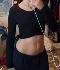 Image 5 of cropped hugo boss cardigan