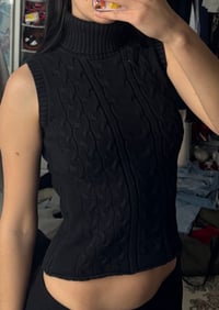 Image 5 of cable knit turtleneck 