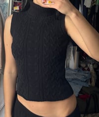 Image 6 of cable knit turtleneck 