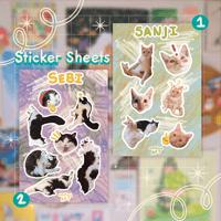 Image 1 of Cat Sticker Sheets