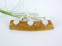 Image 1 of Spruce Wood with natural markings tea light Candle Holder