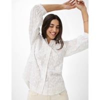 Image 4 of CAMISA FLORES BLANCA