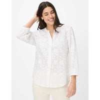 Image 1 of CAMISA FLORES BLANCA