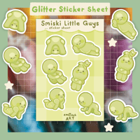 Image 1 of Little Guys Sticker Sheet