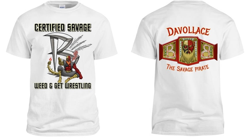 Image of Davollace The Savage Pirate T shirt
