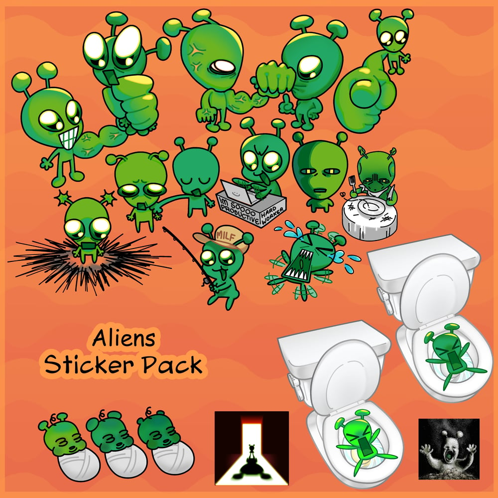 Image of Alien Stickers