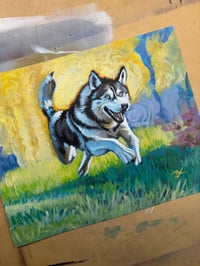 Image 2 of Scout acrylic painting