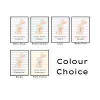 Image 4 of Little Bunny Striped Personalised Print