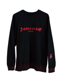 Image 1 of Red Logo Long sleeve T-shirt