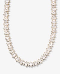 Marquise-Cut Crystal Necklace.