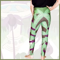 Image 8 of Yoga Pants - Sprouting Spring