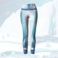 Image 2 of Yoga Pants - Winter Magic