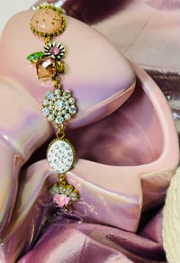 Image 2 of Flower Rhinestone Bracelet 