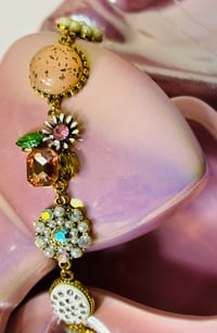 Image 6 of Flower Rhinestone Bracelet 