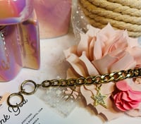 Image 4 of Gold Chain Charm Bracelet 