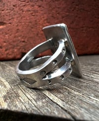 Image 4 of WL&A Handmade Ingot Royston Window Ring - Size 7