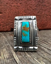 Image 2 of WL&A Handmade Ingot Royston Window Ring - Size 8.5