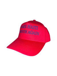MAKE HAITI SMOOTH AGAIN SNAPBACK - RED & BLUE