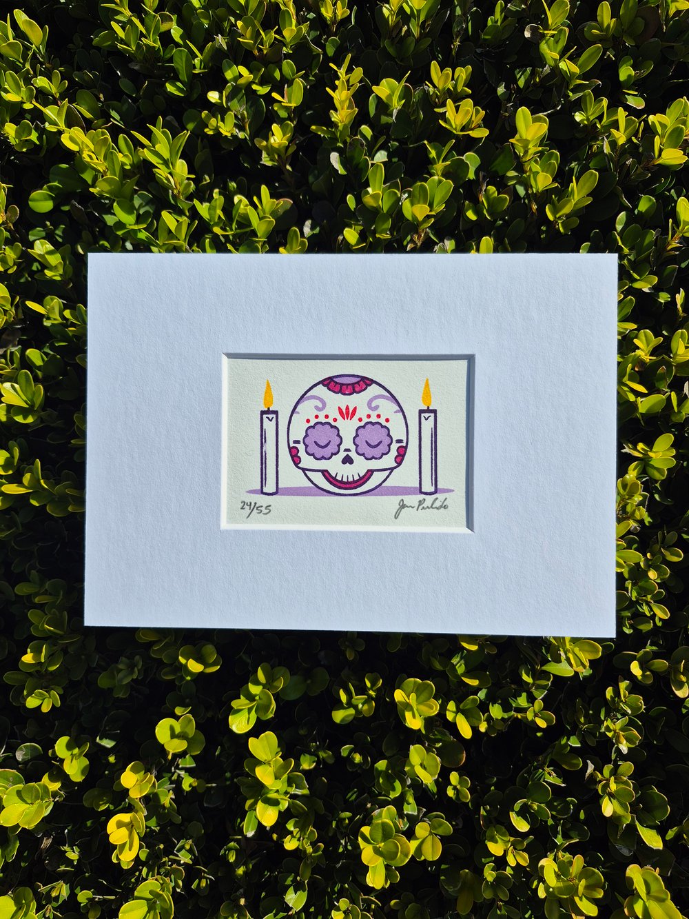 Calaverita Altar Limited Editon Gocco Screenprint ACEO