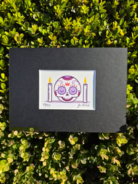 Image 4 of Calaverita Altar Limited Editon Gocco Screenprint ACEO