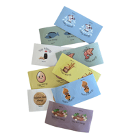 Image 1 of Allergy Stickers set of 2