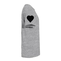 Image 3 of RPL Tee Shirt -  I Wear My Heart on My Sleeve (black ink)