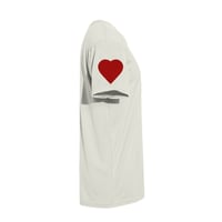 Image 2 of RPL Tee Shirt - I Wear My Heart on My Sleeve Tee (red)