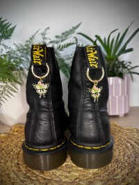 Gold Butterfly Boot Charms