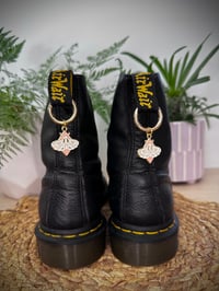 Gold Moth Boot Charms