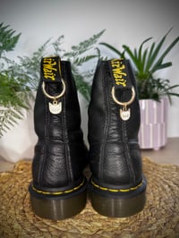 Image 1 of Mini Gold Cat Boot Charms