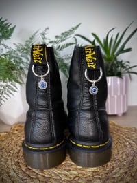 Silver Evil Eye Boot Charms