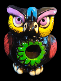 Image 1 of Mini Owl Whistle (Green)
