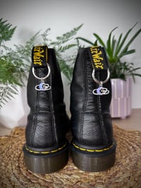 Silver Planet Boot Charms