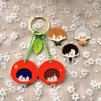 Image 1 of Themis Cherry Couple Keychain Set