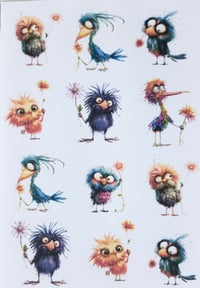 Image 5 of NEW!!! Frazzled Birdie Tee, Tote,  and Soaps Gift Set for Kids Teens Girls Purple and White