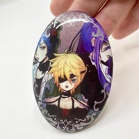 Image 1 of Imitation Black Reflective Badge