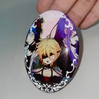 Image 2 of Imitation Black Reflective Badge