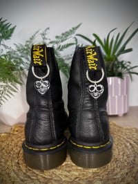 Skull Heart Boot Charms