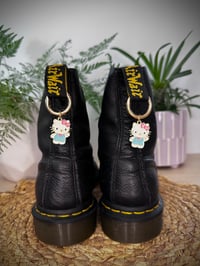 Gold Hello Kitty Boot Charms (2)