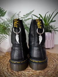 Silver Wings Boot Charms