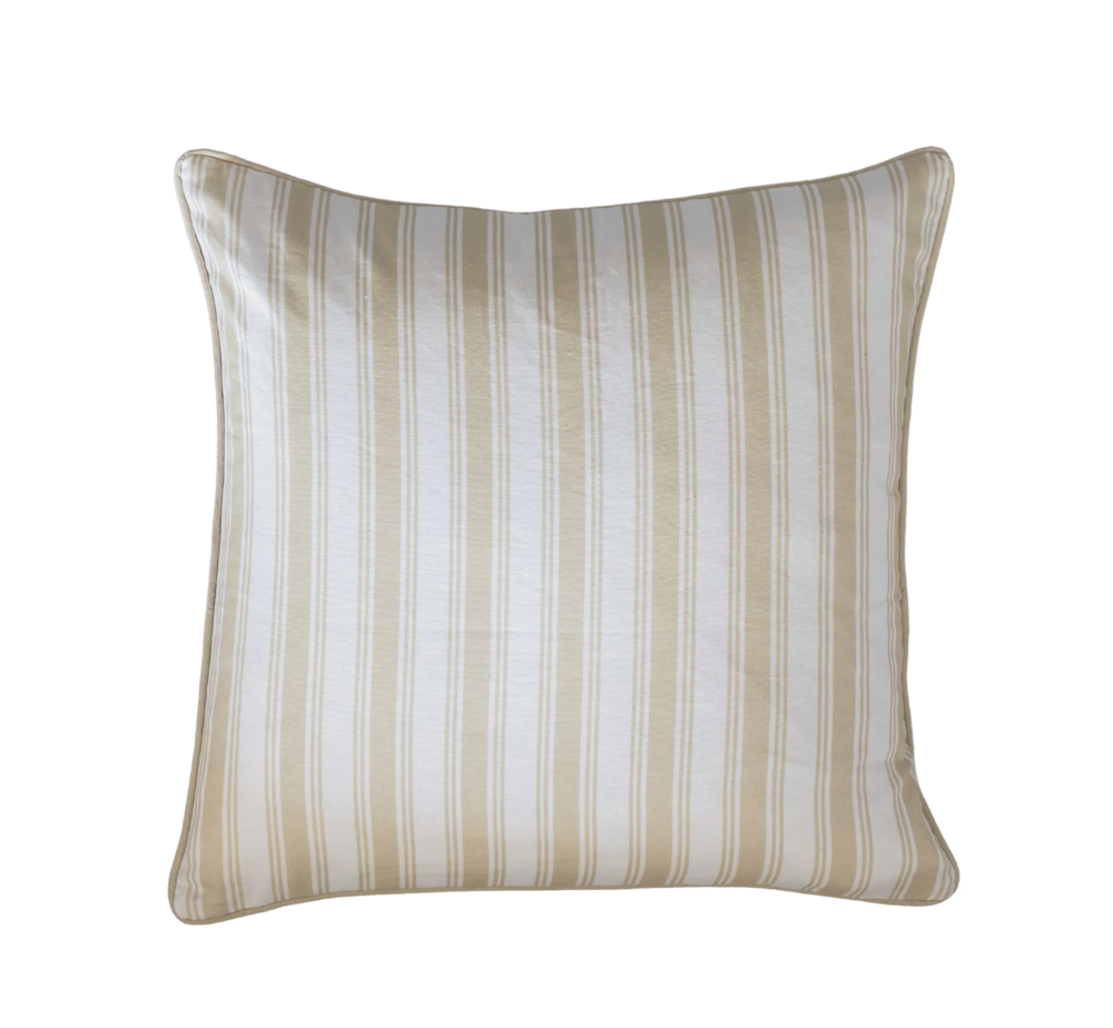 Image of Beige Stripe Cushion 