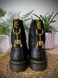 Image 2 of Gold/Silver Scorpion Boot Charms 
