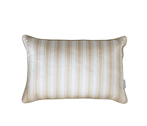 Image of Beige Stripe Cushion 