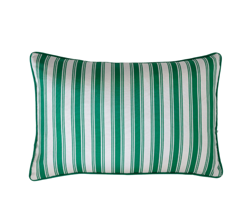 Image of Green Stripe Cushion 