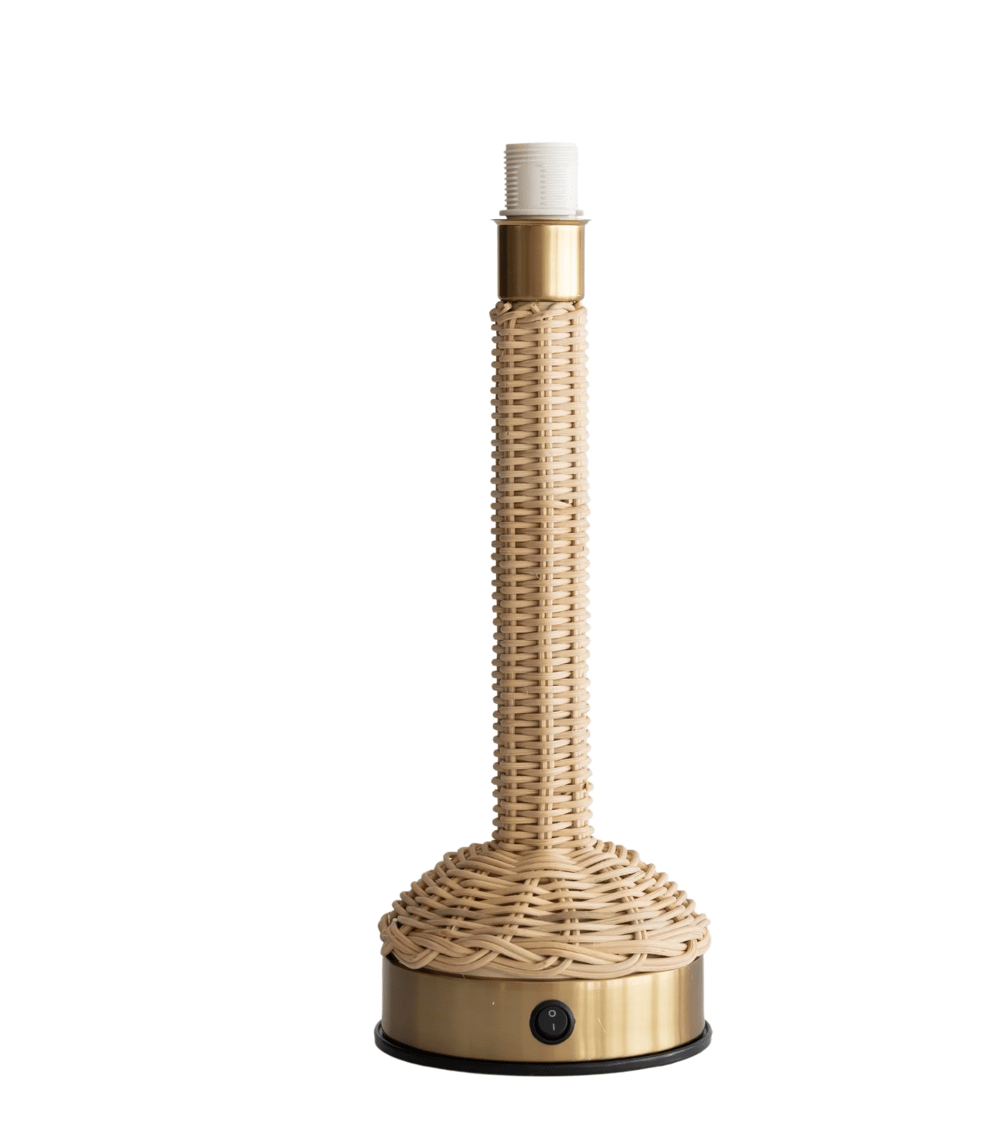 Image of Light Rattan, Cordless, Rechargable Lamp 