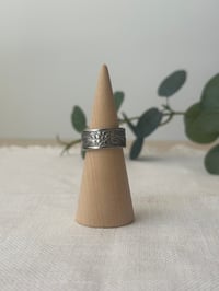 Floral Filigree Spoon Ring