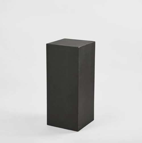 Image of Black Garden Plinth 